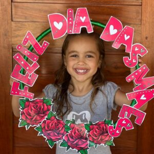 DECORAÇÃO PARA BAMBOLÊ DIA DAS MÃES