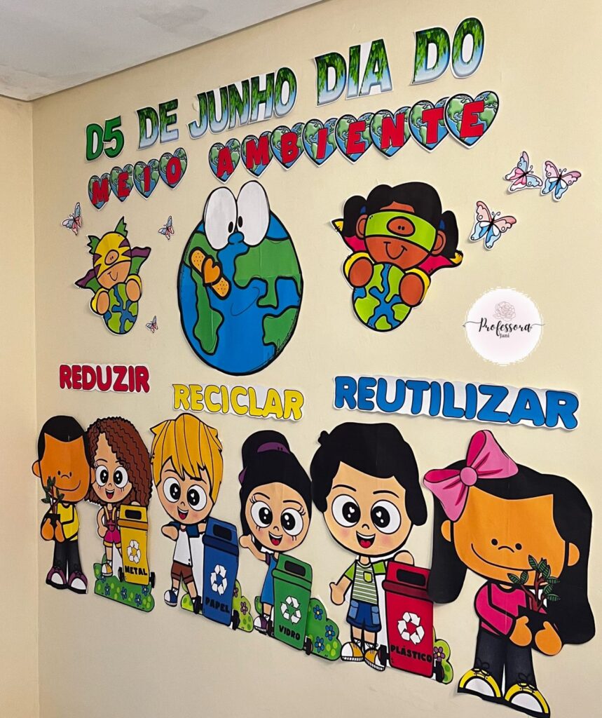 PAINEL MEIO AMBIENTE DOIS EM UM - Professora Jani