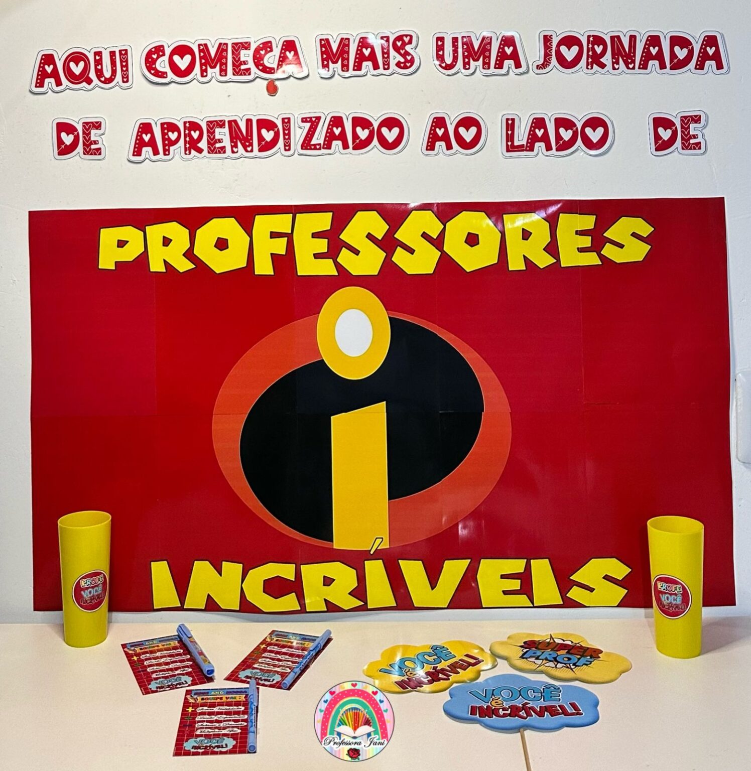 KIT VOLTA ÀS AULAS PROFESSORES INCRÍVEIS - Professora Jani