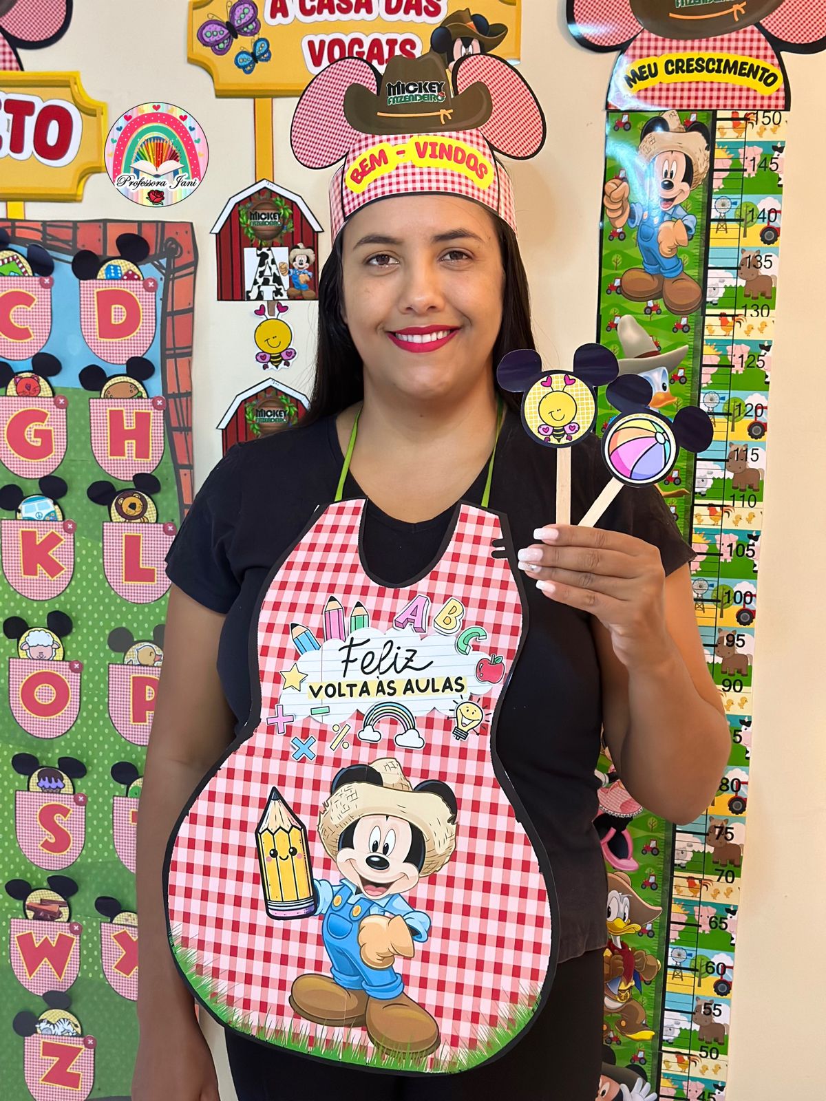 DECORAÇÃO SALA DE AULA MICKEY FAZENDEIRO - Imagem 7