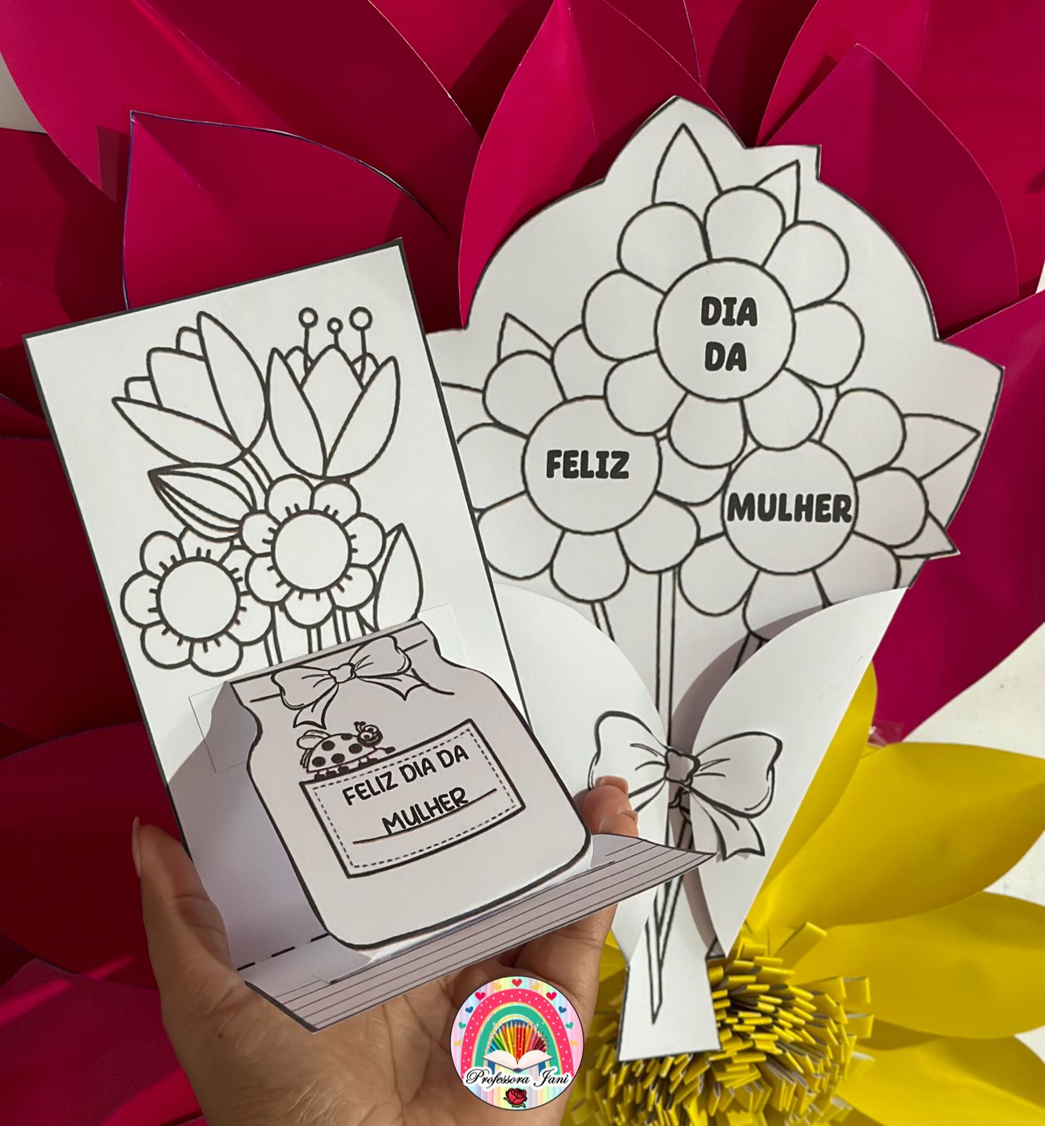 KIT CARTÕES DIA DA MULHER