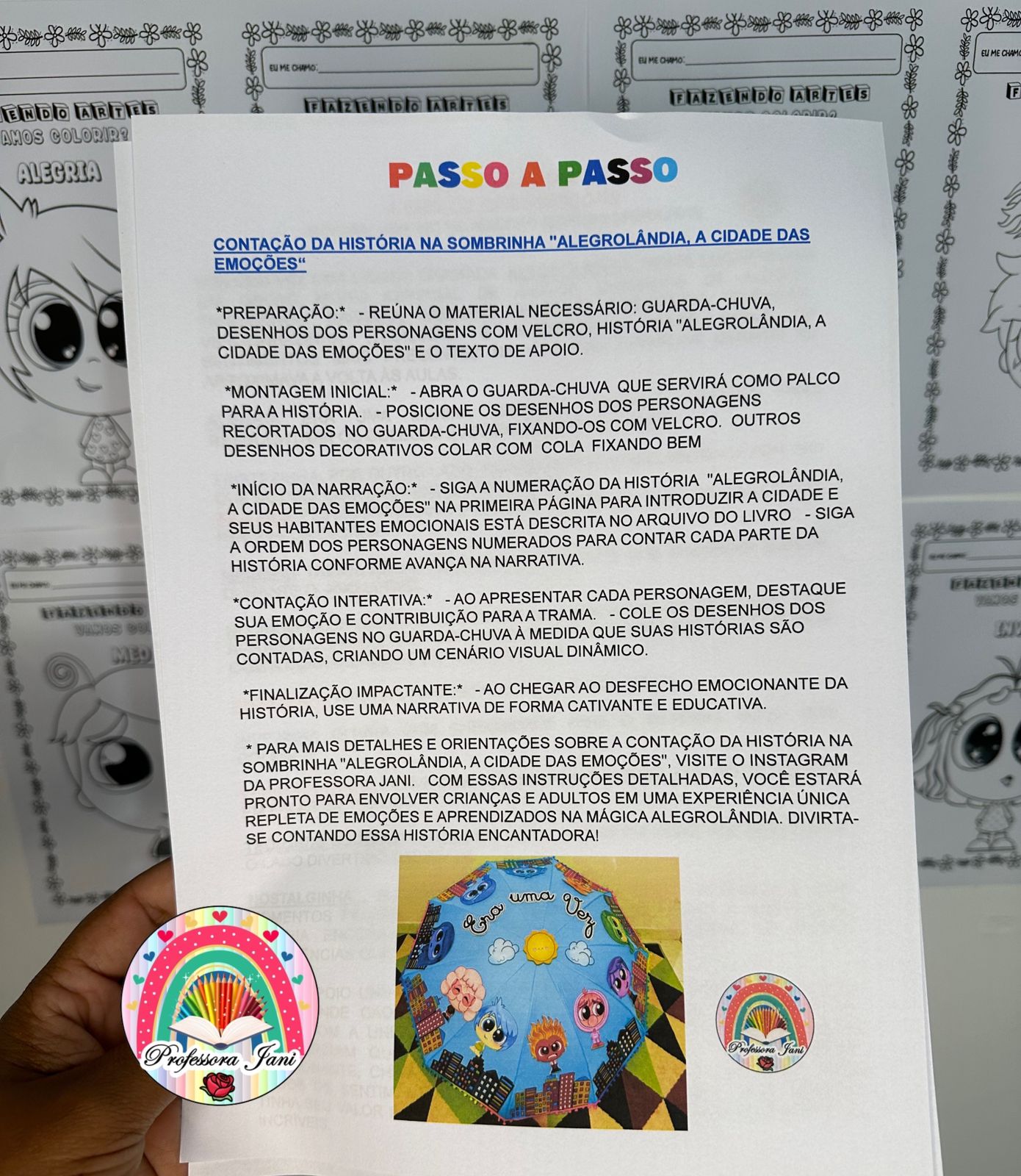 HISTÓRIA NA SOMBRINHA DIVERTIDAMENTE VOLTA ÀS AULAS - Imagem 5