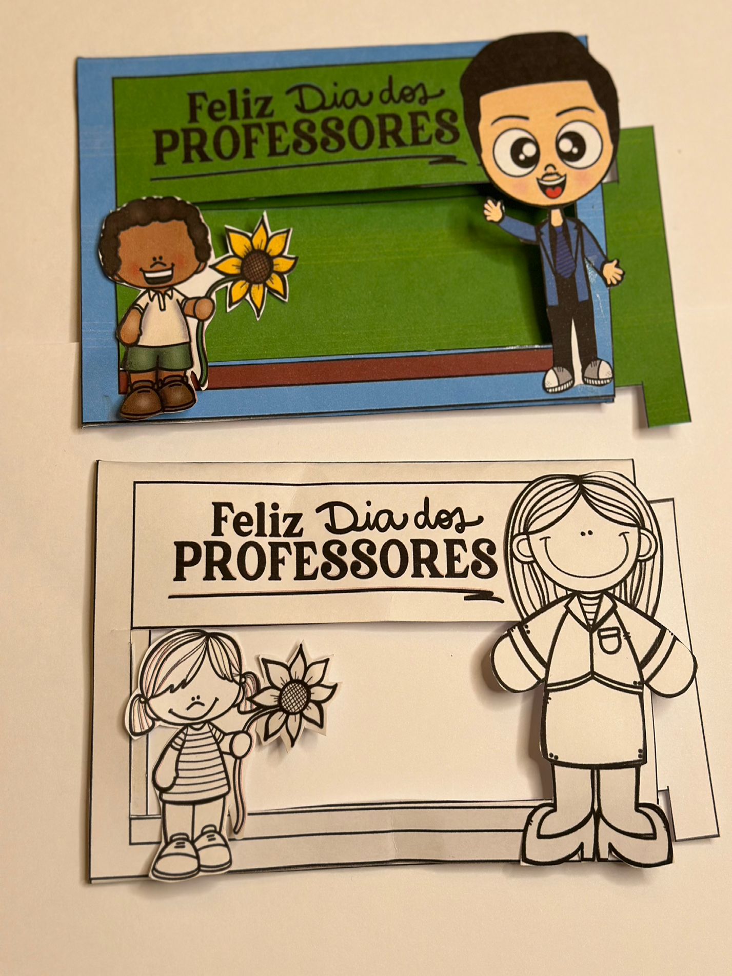 CARTÃO INTERATIVO DIA DOS PROFESSORES - Imagem 2