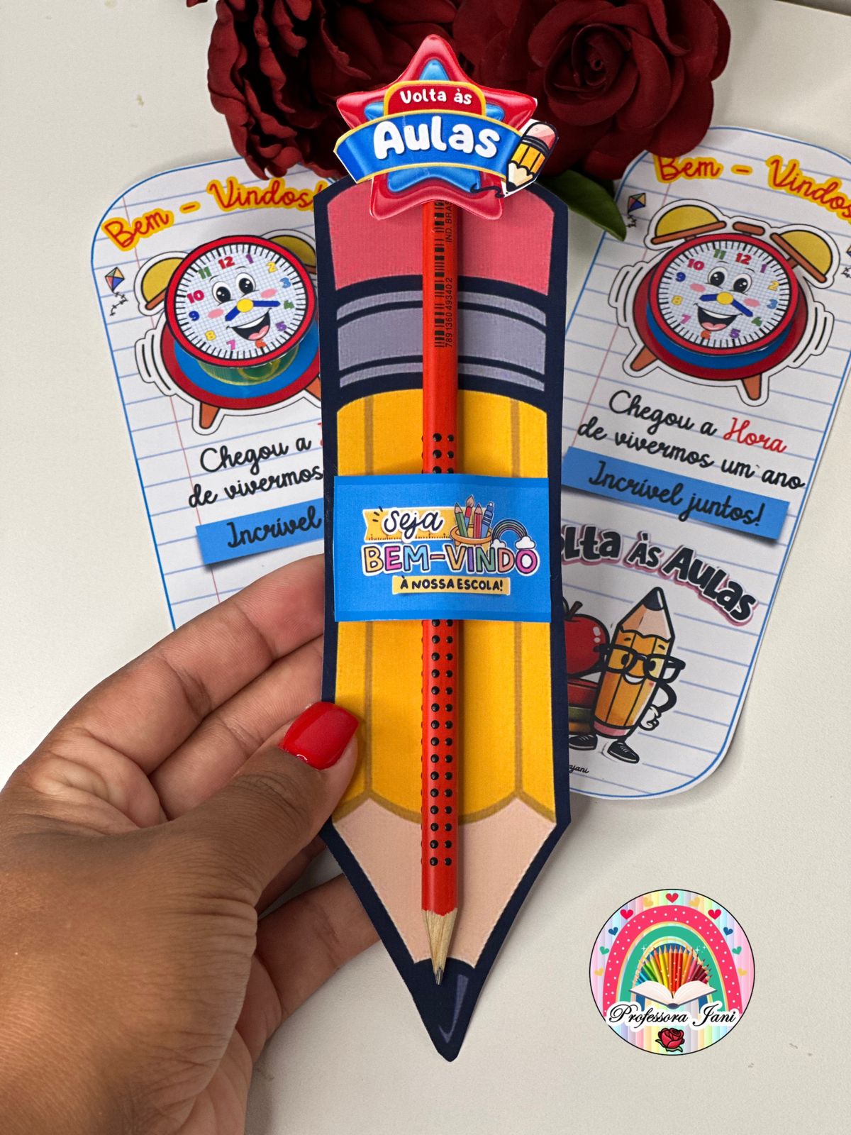 LEMBRANCINHA RELÓGIO VOLTA ÀS AULAS - Imagem 6