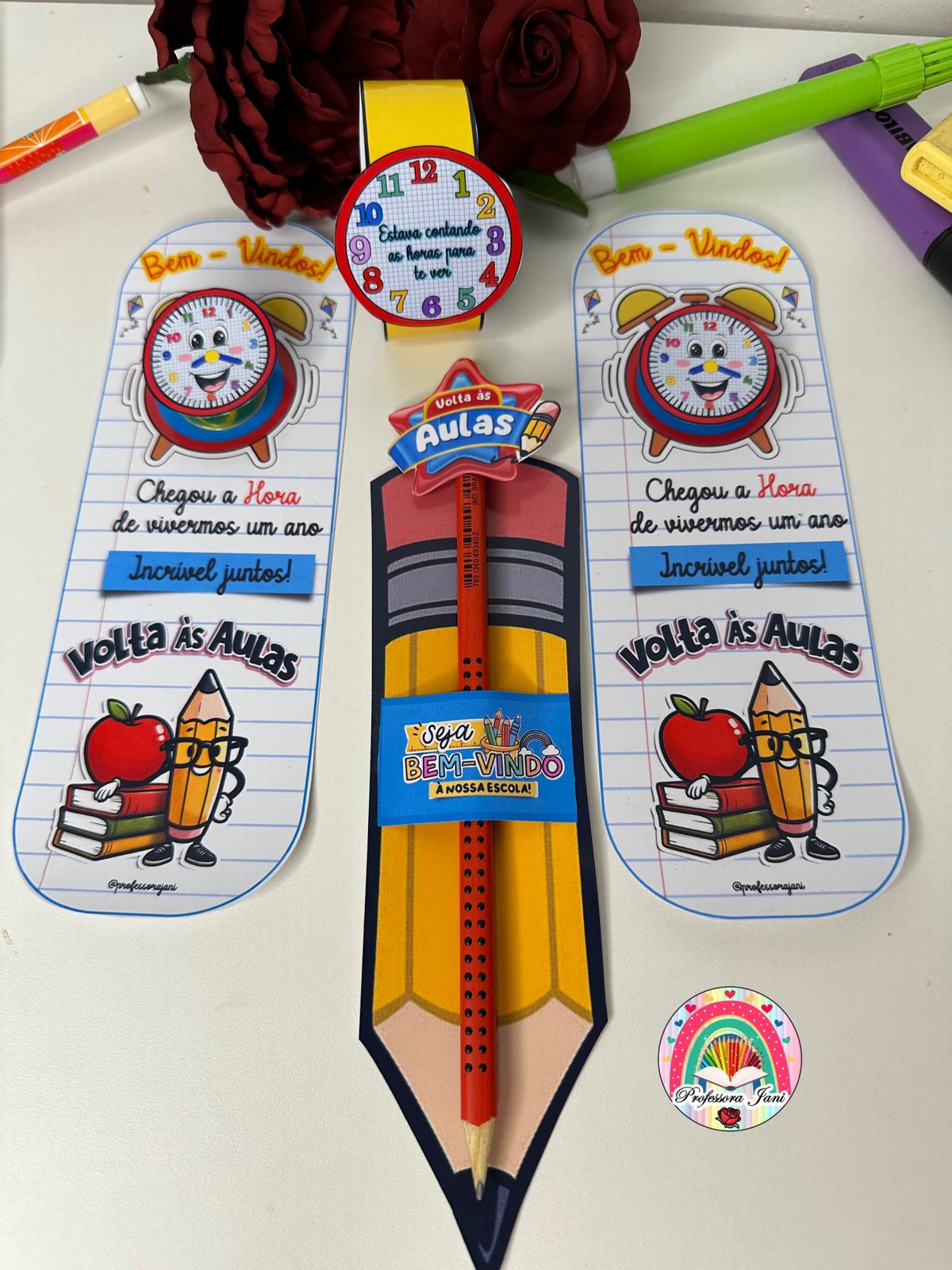 LEMBRANCINHA RELÓGIO VOLTA ÀS AULAS - Imagem 7