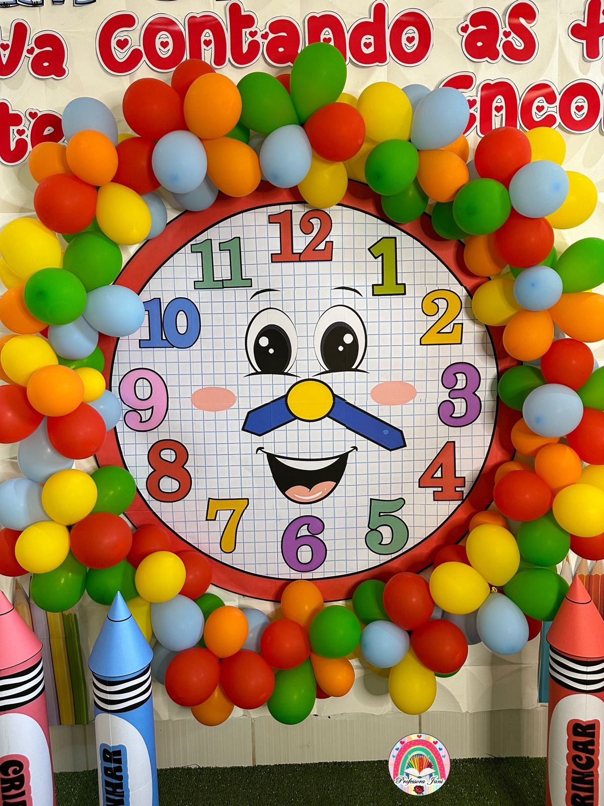 PAINEL RELÓGIO VOLTA ÁS AULAS - Imagem 6