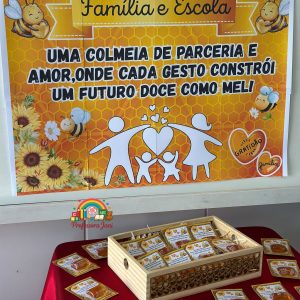 KIT REUNIÃO DE PAIS TEMA COLMEIA