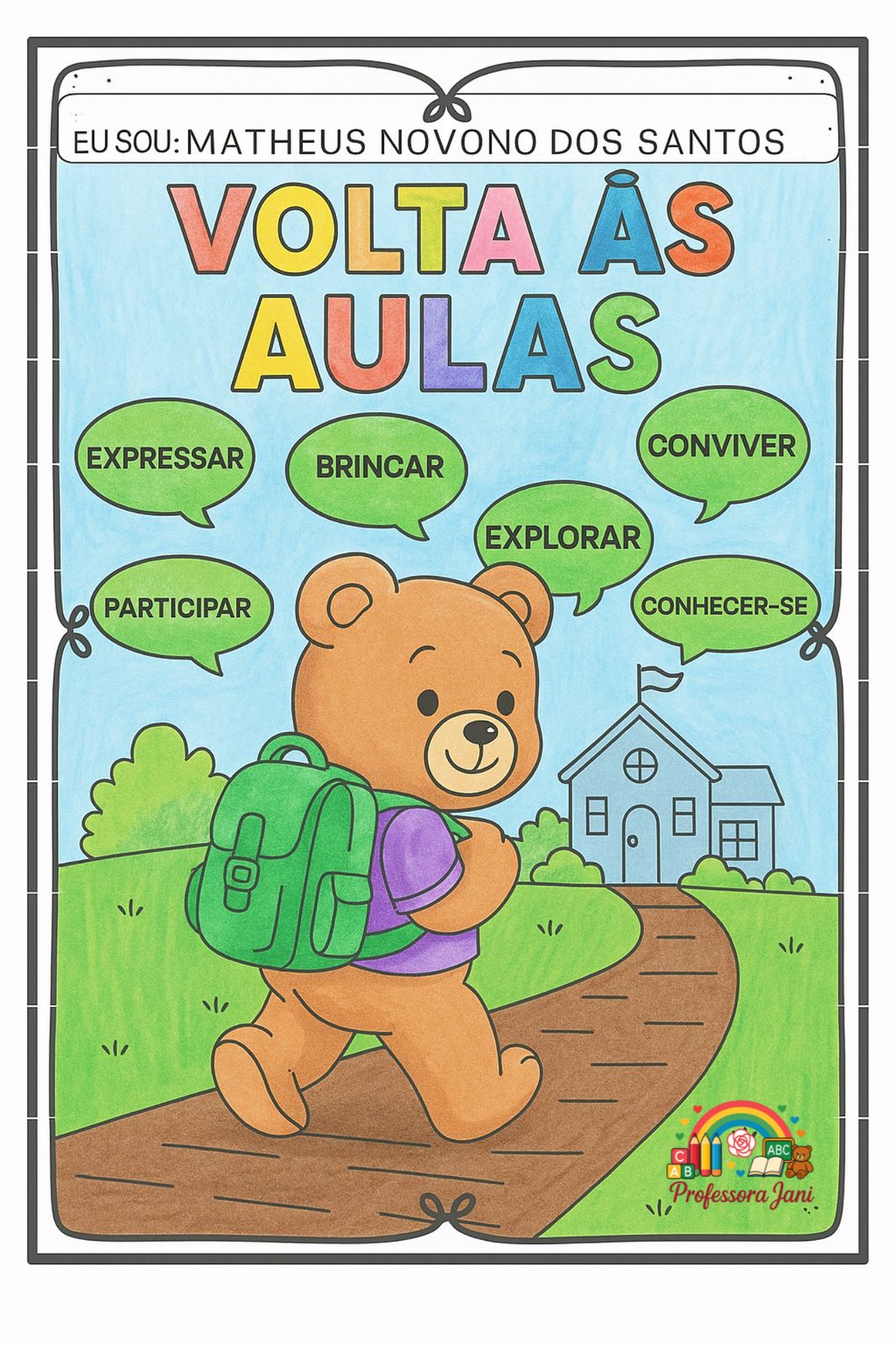 HISTÓRIA VOLTA ÁS AULAS - URSINHO TICO - Imagem 3