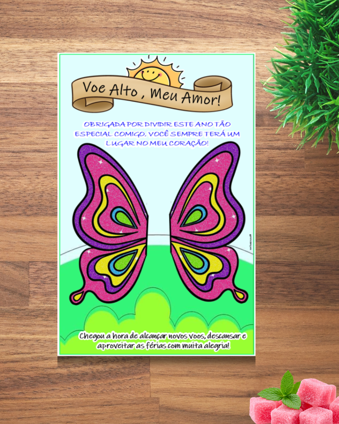 CARTÃO DESPEDIDA FÉRIAS - Imagem 5
