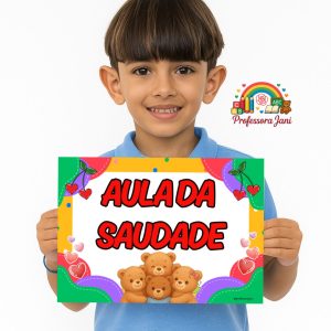 PLAQUINHAS AULA DA SAUDADE