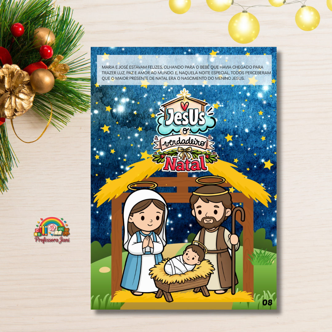 NASCIMENTO DO MENINO JESUS HISTÓRIA INTERATIVA - Imagem 2