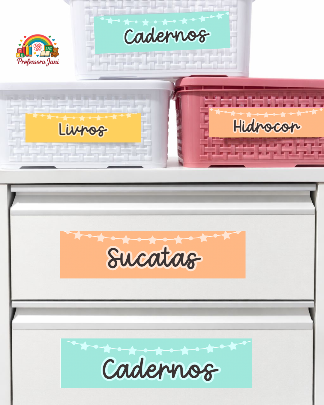 ETIQUETAS ORGANIZAÇÃO ESCOLAR - Imagem 2