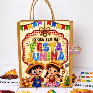 KIT SACOLA JUNINA