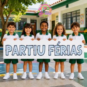 FAIXA PARTIU FÉRIAS