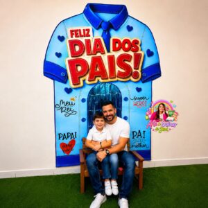 PAINEL DIA DOS PAIS- CAMISA DO MEU HERÓI