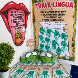 TRAVA - LÍNGUA O SAPO DENTRO DO SACO