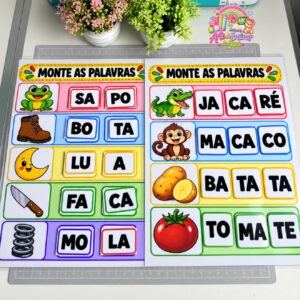 JOGO PEDAGÓGICO MONTE AS PALAVRAS!
