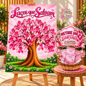 DINÂMICA OUTUBRO ROSA LAÇOS QUE SALVAM